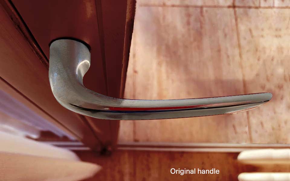 Original Farnsworth House door handle.